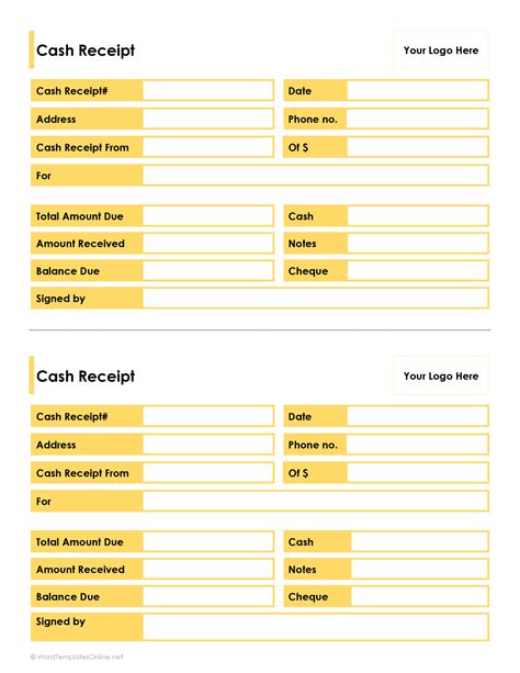 editable gcash receipt|17 Free Cash Receipt Templates for Excel, Word and PDF.